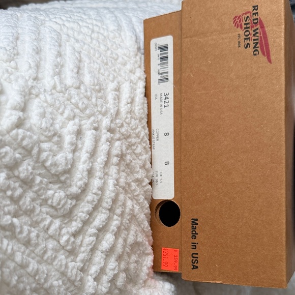 Red Wing Shoes Tan Leather Boots - Picture 3 of 5